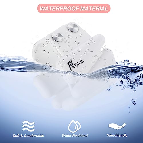 PATIKIL Adjustable Wrist Weights Set of 2, 2Lbs Total (1lb Each) Silicone Ankle Walking Weights for Women Men Bracelets for Training Yoga Jogging Aerobics - color: White