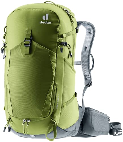 Deuter Trail Pro 33L Backpack I Day Pack for Hiking, Multi-Day Tours & Trekking - Meadow-Graphite - color: Meadow-graphite