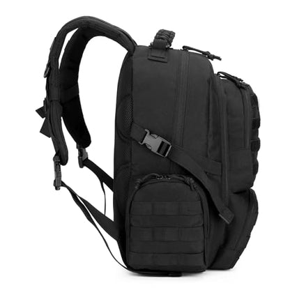 30L Military Tactical Backpack for Men 3 day Assault Pack Molle Backpack Tactical Hiking Rucksack - color: Black