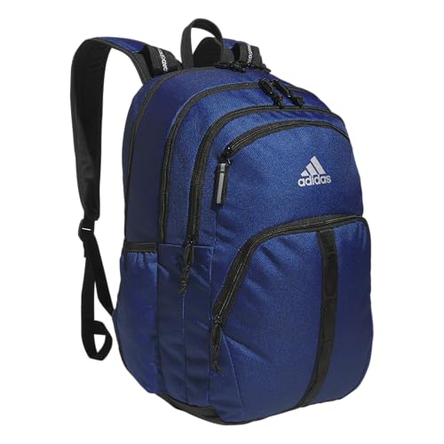 adidas Prime 7 Backpack for Laptop, School and Travel, 37L - color: Twill Bright Royal- Legend Ink/Black2