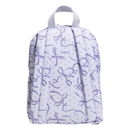 adidas Kids Gotta-Have-It Mini Backpack – School Bag for Girls and Boys, 10L, Bow Print Frozen Purple/White, OSFA - color: Bow Print Frozen Purple/White