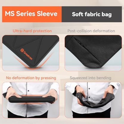 Smatree MS44T Hard Protective 13 inch Laptop Sleeve Case Compatible for ACER Spin 3 SP313-51N-50R3 2 in 1 - color: Black, size: 13 inch/MS44T/Size:31.5*23.8cm