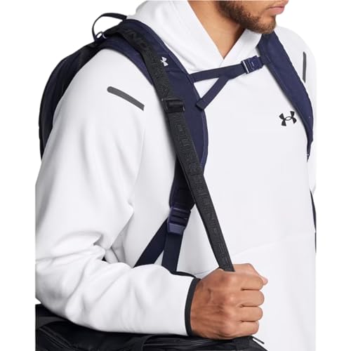 UA Hustle 6.0 Team Backpack by Under Armour - color: Midnight Navy, size: OSFM