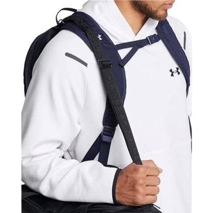 UA Hustle 6.0 Team Backpack by Under Armour - color: Midnight Navy, size: OSFM