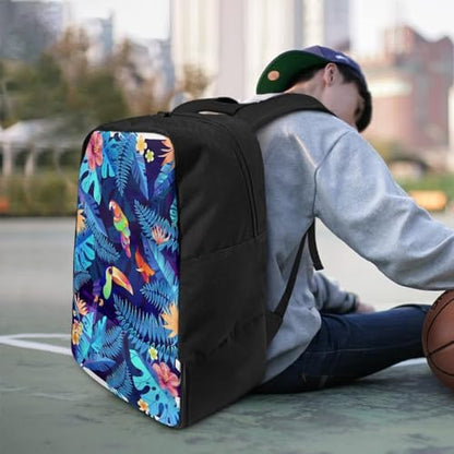 Basketball Backpack With Separate Ball Compartment And Shoes Fit Basketball Volleyball Football - color: Toucan