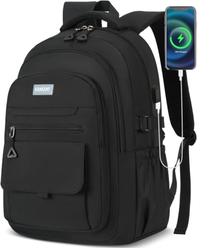 School Backpack for Teen Girls, Aesthetic Bookbag for College Middle High School, Women Students Laptop Backpack Mochilas Escolares, Black - color: Black, size: 15.6in