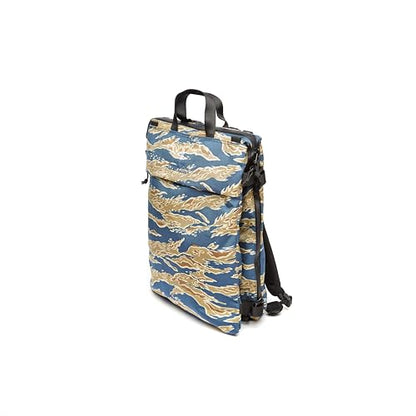 Helinox TERG All Way Square Backpack, Outdoor High-Performance Bag 20L, 1.9lbs, Rugged Materials, Waterproof Zippers (Tiger Stripe Camo) - color: Tiger Stripe Camo