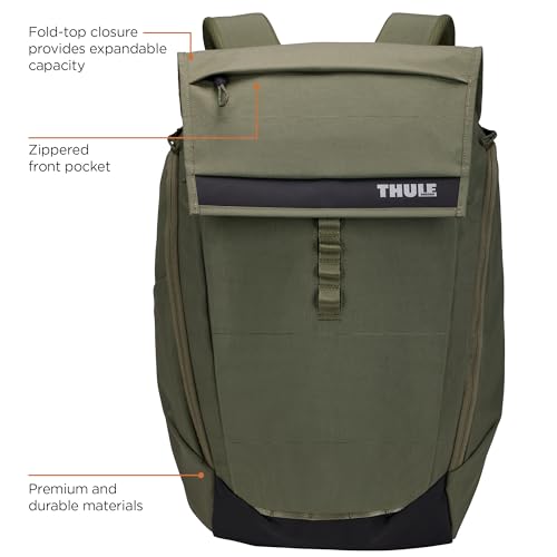 Thule Paramount 27L Backpack - Commuter Backpack - Padded Pocket fits a 16" Laptop - color: Soft Green, size: 27L
