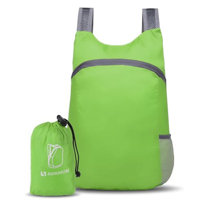 20L Ultra Hiking-Daypack Lightweight Foldable Travel Packable Backpack for Camping Cycling Outdoor,green - color: Green