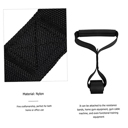 Yardwe 2pcs Fitness Training Strap Door Anchor Lightweight Pull Rope Door Buckle for Resistance Bands Home Gym Equipment and Functional Training Rehabilitation and Yoga