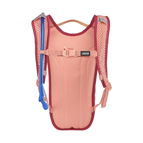 CamelBak Mini M.U.L.E. Kids Hydration Backpack, Lightweight Trail and Bike Pack with 50oz Reservoir - color: Berry