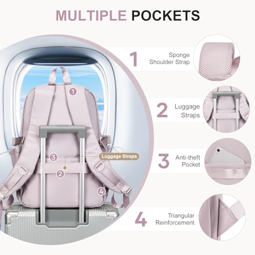 Backpacks For College Students Women,Aesthetic Bookbag,Casual Dayback Small Travel Backpacks,Waterproof Middle School Backpack For Teens Girls Boys(Purple) - color: C5-purple
