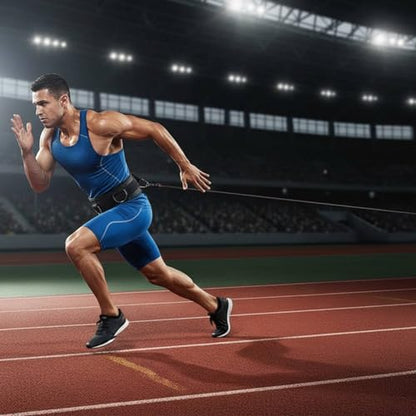 Sprint Resistance Belt Anti-Quickstride Training Belt Nylon Sports Gear for Track
