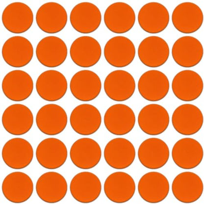 Poly Spot Markers 4inch/9 inch Non-Slip Rubber Agility Markers Flat Field Cones Floor Dots for Football, Soccer, Basketball Training Markers, School Activities, Exercise Drills, Social Distancing - style: 4 inch 36Pcs(Red-orange)
