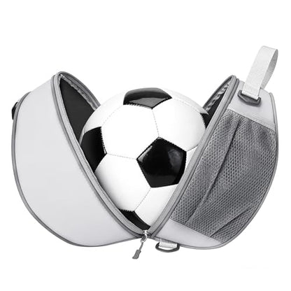 Soccer Backpack, With Smart Storage Solution, 19x25x31cm, Mult-Purpose Ball Bag, Multipurpose Sports Backpack, Waterproof Material, For Volleyball, Gym, Daily Use, Travel, School, Competition, Youth - size: Gray