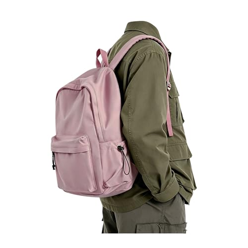 BJLFS Purple Backpack for Girls Women, Waterproof High School Bookbag, Lightweight Casual Travel Daypack,Classic Basic College Backpack, Middle School Bag for Teen Girls Boys Cute Back Pack - color: Small Purple
