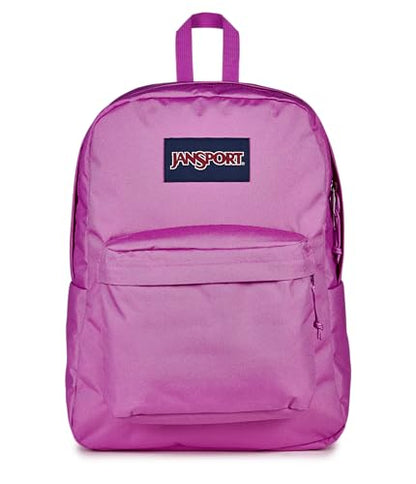 JanSport SuperBreak One Backpack - Durable, Lightweight Bag with 1 Main Compartment, Front Utility Pocket with Built-in Organizer, Premium Backpack, Digital Fuchsia - color: Digital Fuchsia