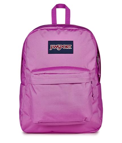 JanSport SuperBreak One Backpack - Durable, Lightweight Bag with 1 Main Compartment, Front Utility Pocket with Built-in Organizer, Premium Backpack, Digital Fuchsia - color: Digital Fuchsia