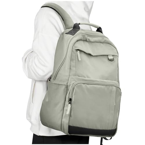 Backpack For Women Lightweight Book Bags Kids Backpacks For School Backpack For Boys Teens Girl Backpack For College Casual Bookbag For Men Waterproof Bagpack Light Green
