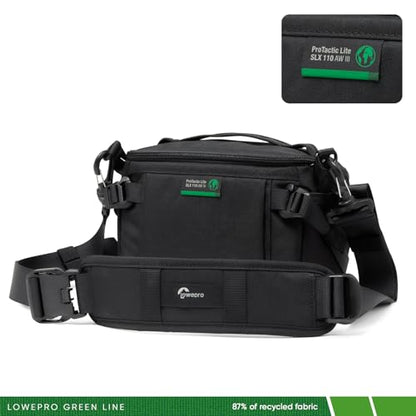 Lowepro ProTactic Lite SLX 110 AW III Camera Sling Bag, Professional Camera, Rain Cover, Lightweight Crossbody Sling Backpack, for Photographer, Videographer, Volume 4L, for DSLR/Mirrorless - style: Slx 110 Aw III