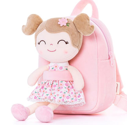 Gloveleya Kids Backpacks Girls Backpack Plush Bags Diaper Bag Printed Sunflower Backpack - color: A066 Sunflower Backpack, size: 9 inches