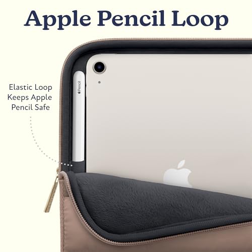 Vandel Puffy iPad Sleeve 11 Inch, Tablet Sleeve, iPad Bag, Tablet Pouch - color: f. Latte, size: 9-11 Inch