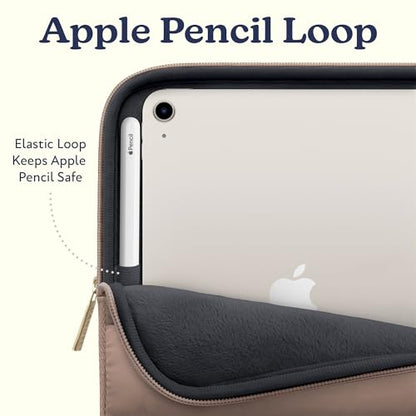 Vandel Puffy iPad Sleeve 11 Inch, Tablet Sleeve, iPad Bag, Tablet Pouch - color: f. Latte, size: 9-11 Inch