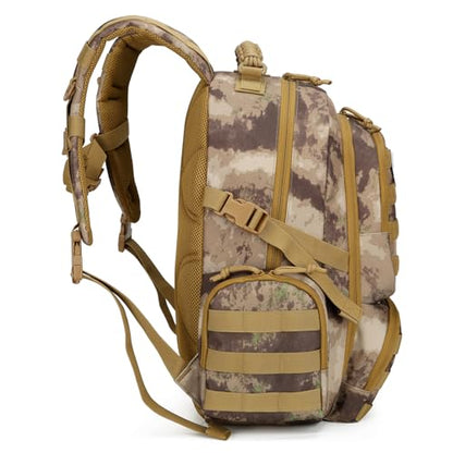 30L Military Tactical Backpack for Men 3 day Assault Pack Molle Backpack Tactical Hiking Rucksack - color: Sand