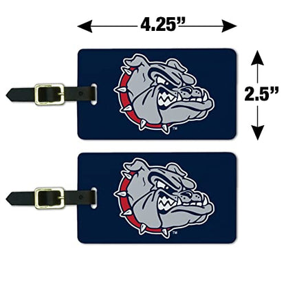 Gonzaga University Bulldogs Logo Luggage ID Tags Carry-On Cards - Set of 2