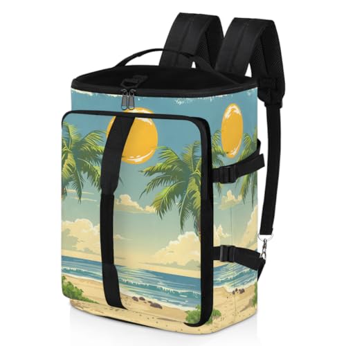 Gym Backpack, Water Resistant Carry-On Bag with Padded Shoulder Straps