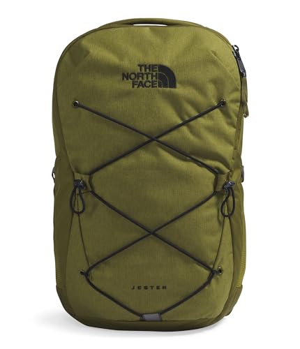 The North Face Jester Everyday Laptop Backpack - PFAS Free - color: Forest Olive Light Heather/Tnf Black