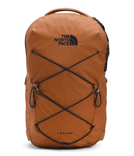 The North Face Jester Everyday Laptop Backpack - Commuter Daypack, Water Repellent, Laptop Sleeve, Leather Brown/TNF Black-NPF, One Size - color: Leather Brown/Tnf Black-npf