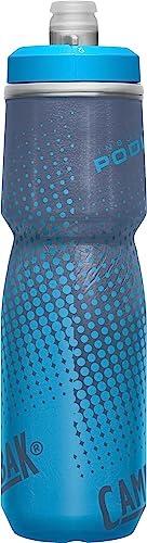 CamelBak Podium Chill Insulated Bike Squeeze Water Bottle, Cold Retention for Cycling, 24oz, Blue Dot - color: Blue Dot