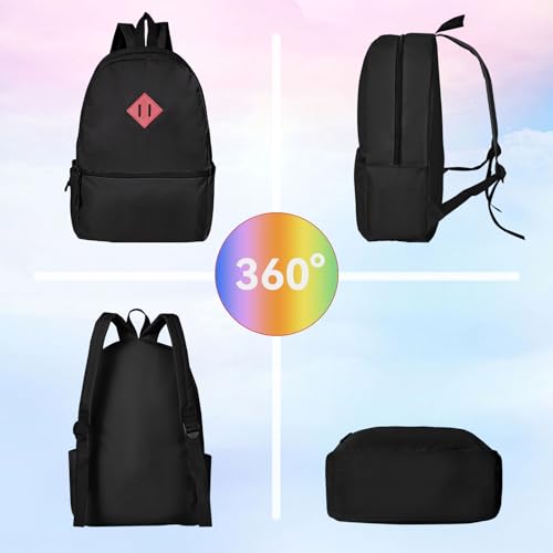12 Pack Backpacks in Bulk,17-inch Lightweight Bookbags for Elementary,Middle,and High School Students,Bulk Backpacks for Kids,Boys,Girls,Classroom,Travel,Gym Supplies (Black) - color: Black