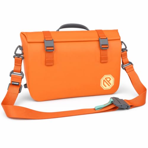 niphean IPX7 Waterproof Fanny Pack with Magnetic One-Hand Closure, Durable Waterproof Dry Bag, for Kayaking, Paddle Boarding, Beach Cruise Essentials, 2.5L Phone Pouch Dry Bags for Men Women - color: Orange, size: 7.5L