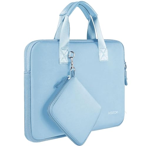 Hseok Laptop Sleeve 14 inch Case with Small Case, Compatible with MacBook Neo 14, MacBook Pro 14 M5/M4/M3/M2/M1, XPS 14 and Most 14 inch Notebooks, Neoprene Computer Handbag,SK01BL01 - color: Sk01bl01, size: 14"