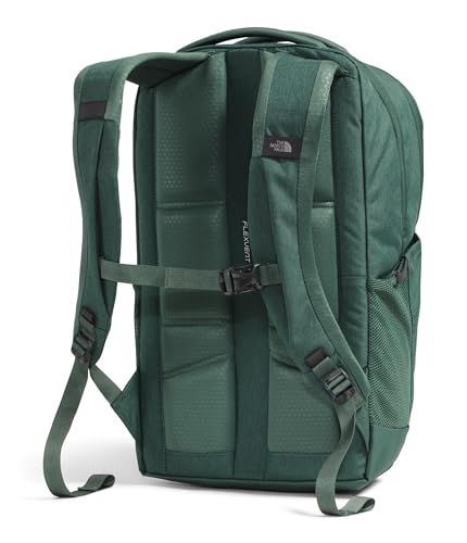 The North Face Jester Everyday Laptop Backpack - Commuter Daypack, Water Repellent, Laptop Sleeve, Duck Green Dark Heather/TNF Black, One Size - color: Duck Green Dark Heather/Tnf Black