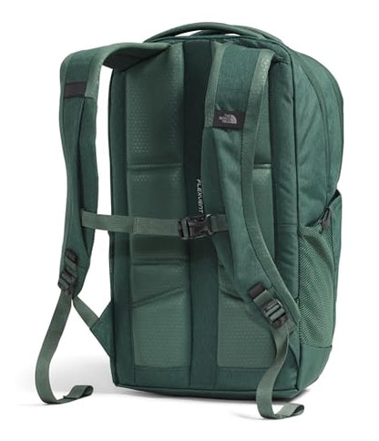 The North Face Jester Everyday Laptop Backpack - Commuter Daypack, Water Repellent, Laptop Sleeve, Duck Green Dark Heather/TNF Black, One Size - color: Duck Green Dark Heather/Tnf Black
