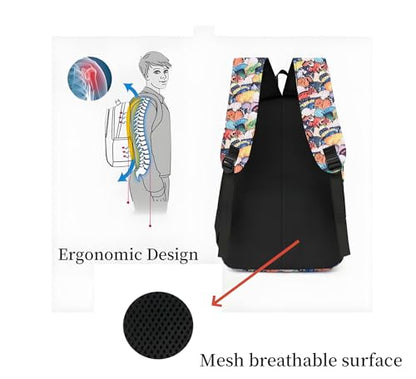 simple portable backpack, student backpack, outdoor leisure bag, computer bag (52hdie) - color: 52hdie