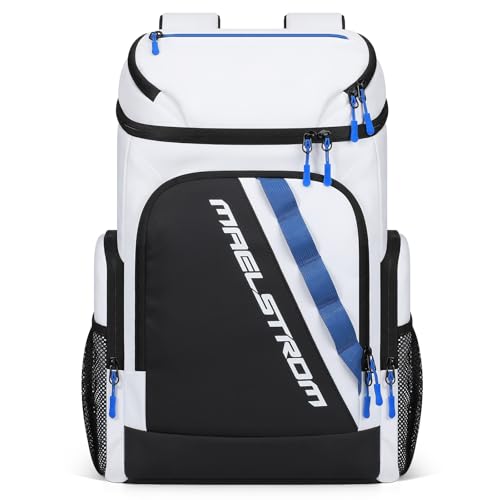 Maelstrom Backpack Cooler,36 Can Cooler Backpack,Soft Cooler Bag Insulated Leakproof,Lightweight Ice Chest Backpack,Travel Cooler Lunch Backpack for Camping,Hiking,Beach - color: White