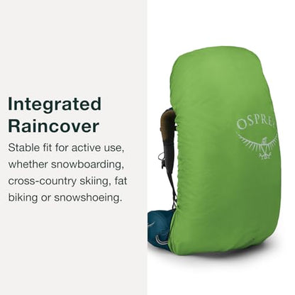 Osprey Atmos AG 65L Men's Backpacking Backpack, Black, L/XL - color: Black, size: Large-X-Large
