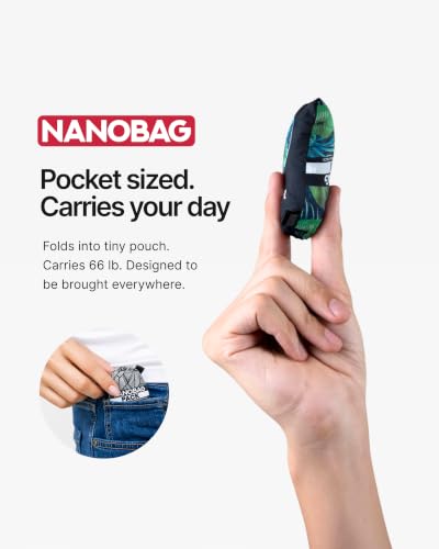 Nanobag Pack 14L Packable Foldable Drawstring Backpack For Men & Women - color: Duck Overload