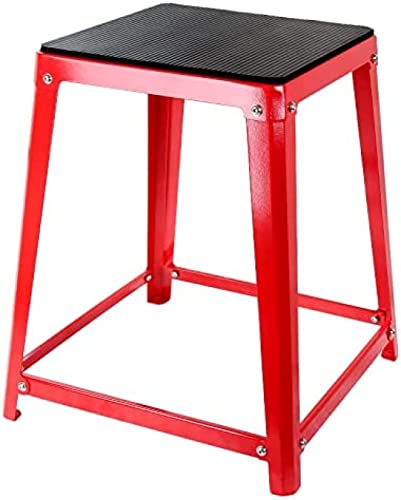 Plyometric Platform Boxes Fitness Steel Plyo Box Exercise Jump Box Step Up Plyometrics Box Jumping Agility Box For Exercise Fit Training Conditioning - color: 18'' Red