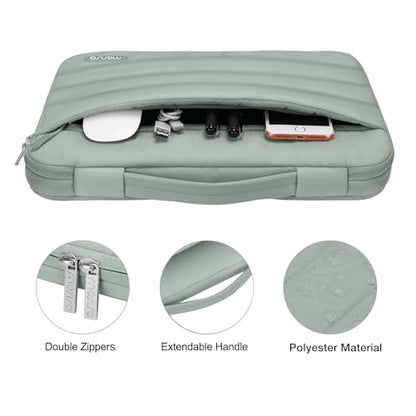 MOSISO Compatible with MacBook Air 15 inch Case M5 2026 M4 2025 M3 2024 M2 2023 A3448 A3241 A3114 A2941, Plastic Hard Shell Case&Puffy Sleeve Bag&Keyboard Skin&Webcam Cover&Screen Film, Antique Green - color: Antique Green
