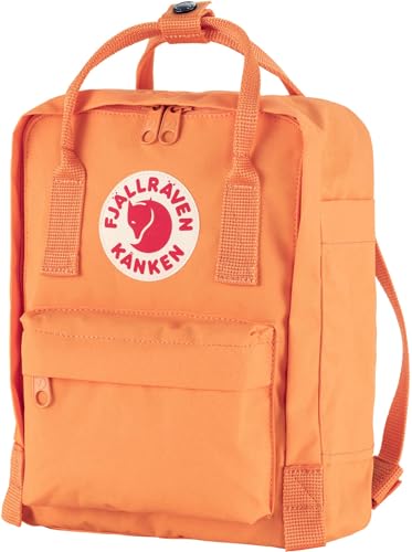 Fjällräven Kanken Mini Backpack - Compact Everyday Carry, Durable Vinylon Fabric - Travel - color: Sunstone Orange