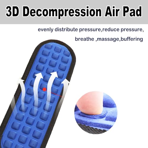 momerch Detachable Shoulder Strap Pad Soft Air Cushion for Laptop Backpack Sport Bag Messenger Guitar Case - color: Blue 1pcs