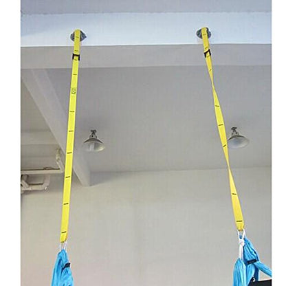 Hipiwe Ceiling Anchor Wall Mount Bracket for Suspension Straps, Gymnastic Rings, Aerial Yoga Swing & Hammock, Resistance Band, Battle Rope - color: 2 Pcs