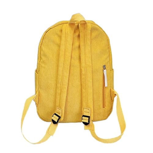 Y2K Star Backpack for Girls Cute Aesthetic College Laptop Backpack Large Capacity Bookbag Daypack for Teens (Yellow) - color: Yellow