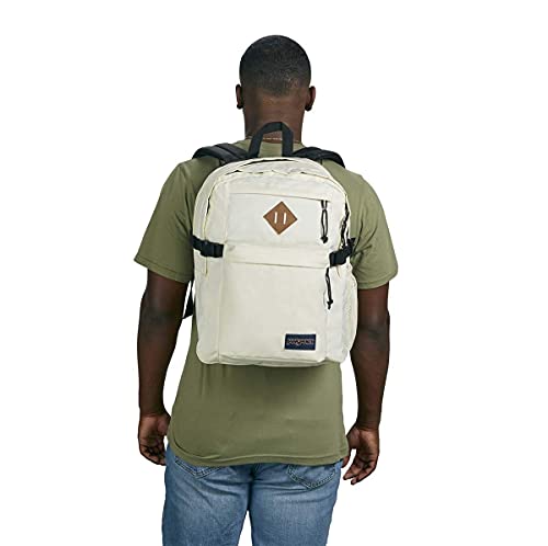 JanSport Main Campus Backpack - Travel or Work backpack w 15-Inch Laptop Sleeve and Dual Water Bottle Pockets, Coconut - color: Coconut