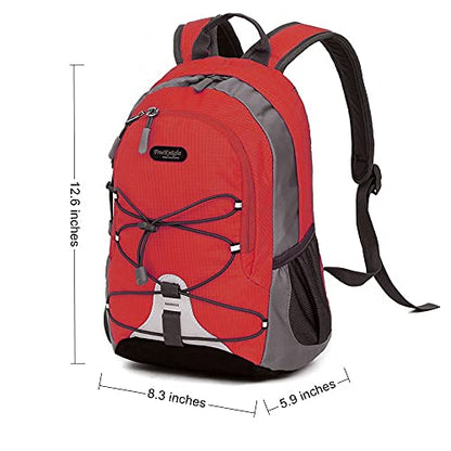 Bseash 10L Small Hiking Backpack for Kids Ages 3-6 Girls Boys Under 4 feet - color: Red